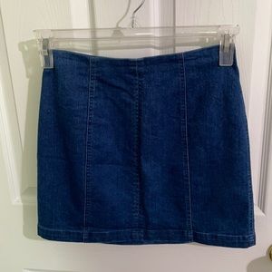 Altar’d state Jean skirt